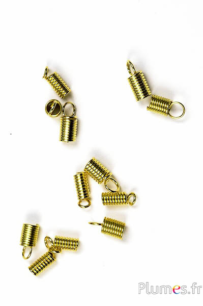 Kappe - Länge 10 mm - vergoldet